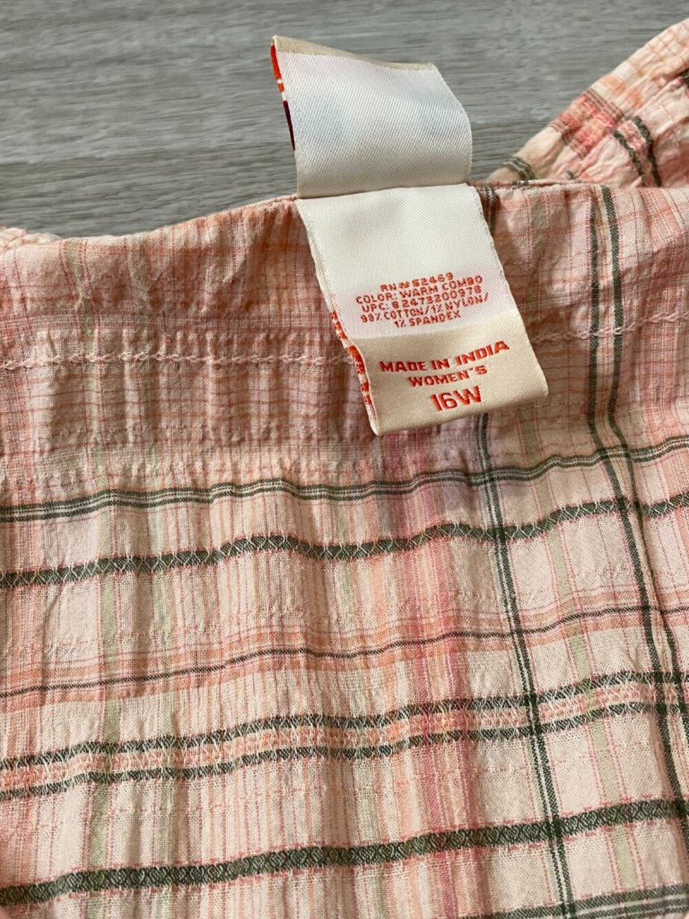 Button Down Plaid Blouse - Picture 6 of 11